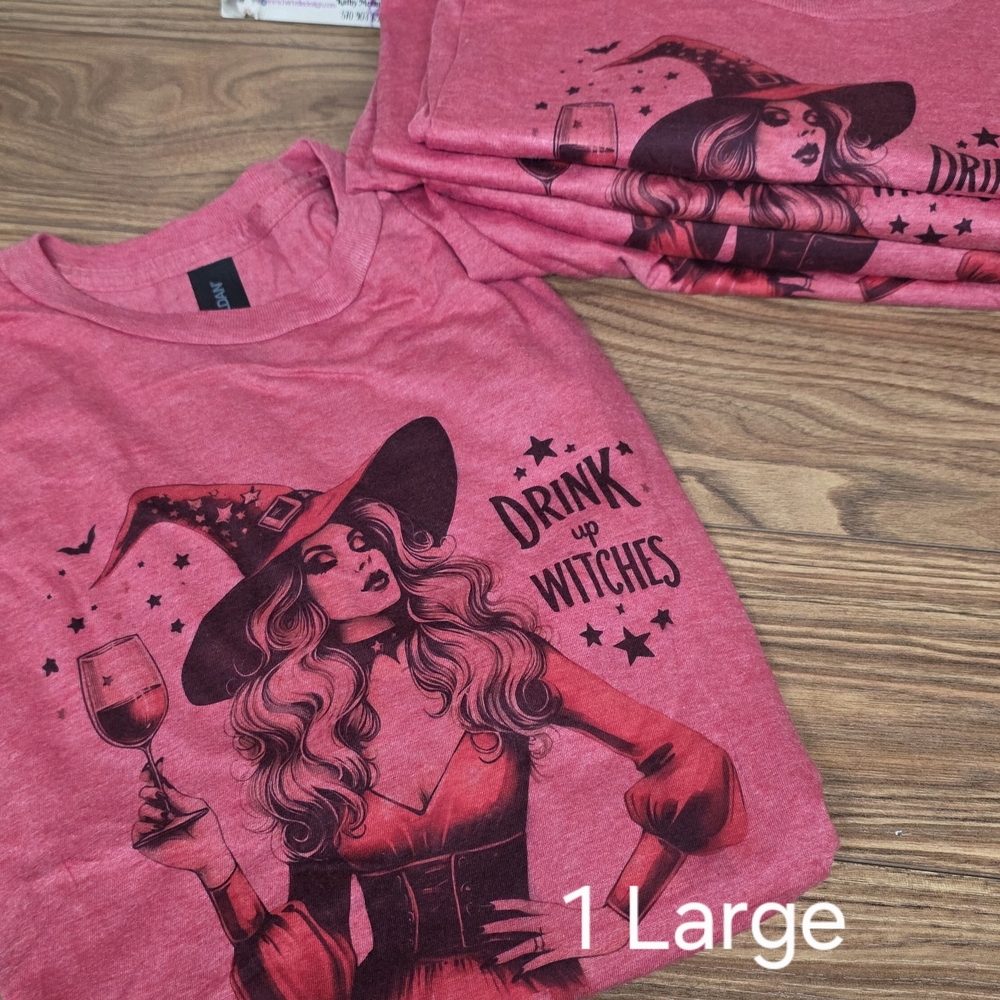 Pink Witch Graphic Tee - Short Sleeve